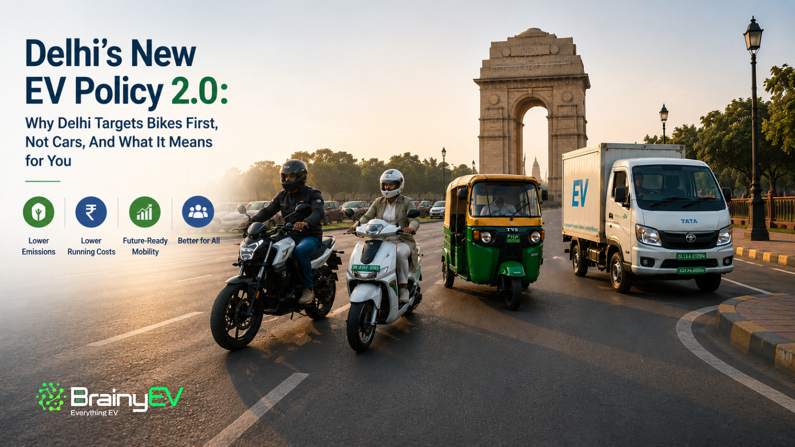Delhi’s New EV Policy 2.0: Why Delhi Targets Bikes First, Not Cars, And What It Means for You