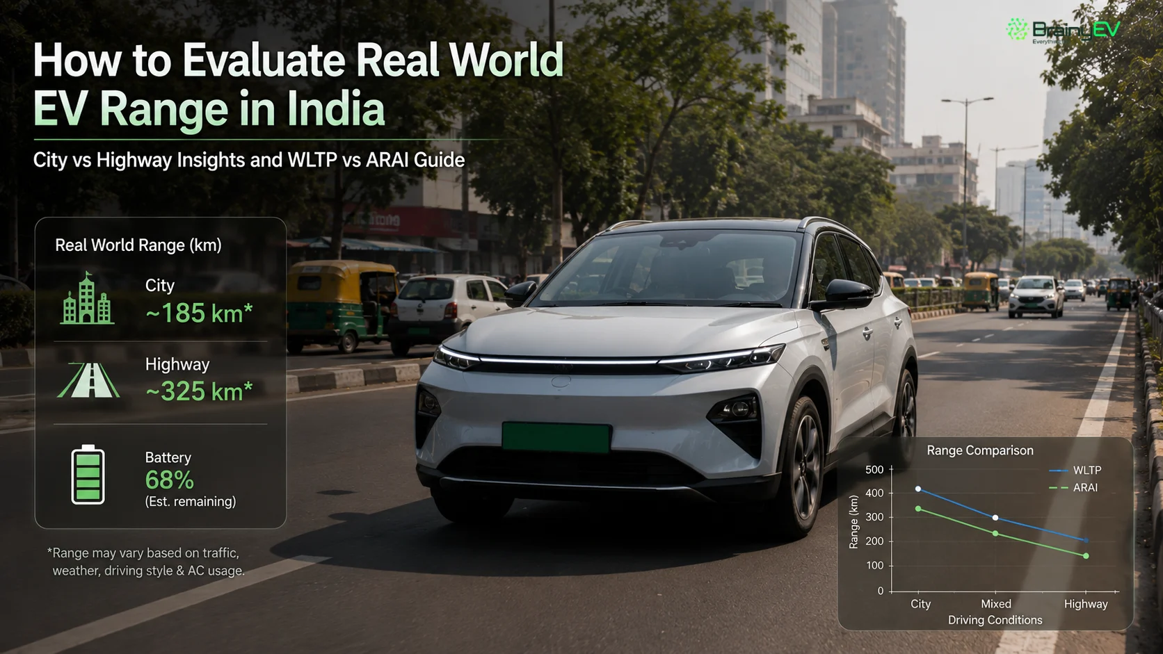 How to Evaluate Real World EV Range in India: City vs Highway Insights and WLTP vs ARAI Guide