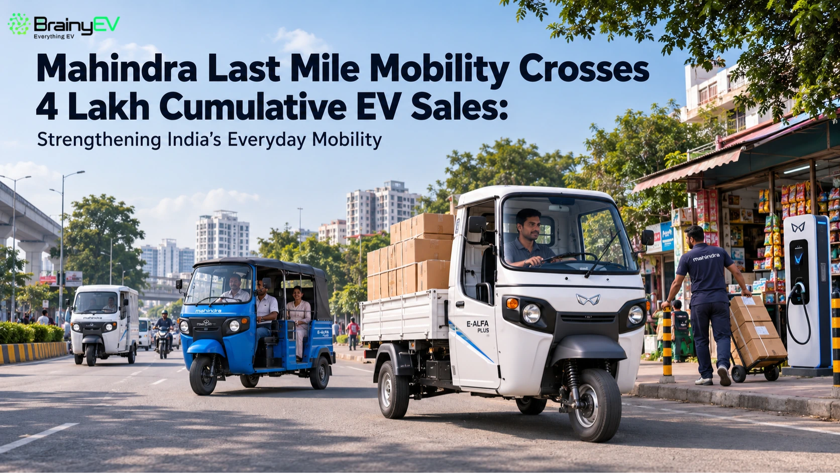 Mahindra Last Mile Mobility Crosses 4 Lakh Cumulative EV Sales: Strengthening India’s Everyday Mobility
